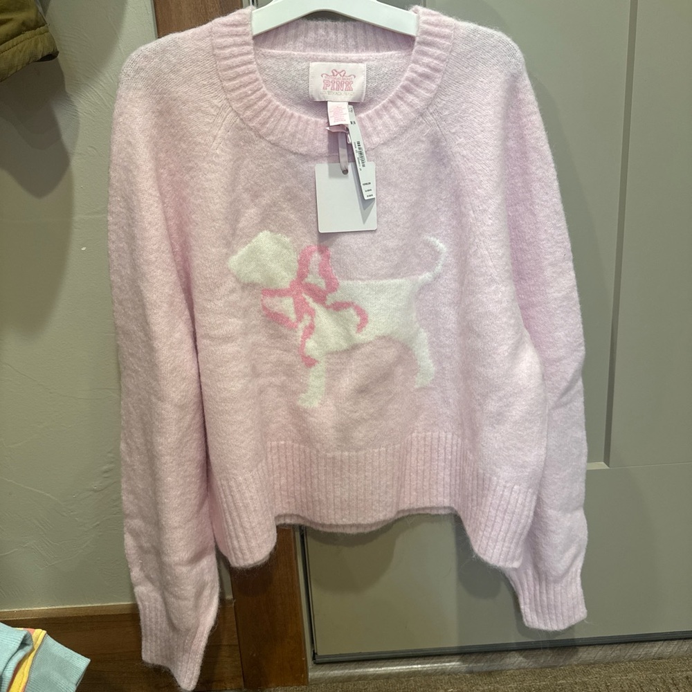 Loveshackfancy x pink sweater